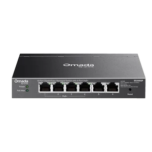 Omada ES206GP, 6 Port Gigabit Easy Managed PoE Switch Omada ES206GP, 6 Port Gigabit Easy Managed PoE Switch