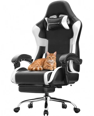 Gaming Chair for Adults with Footrest, Height Adjustable Linkage Armrests Gaming Chair for Adults with Footrest, Height Adjustable Linkage Armrests