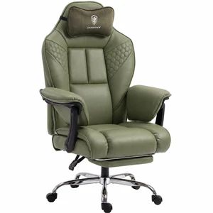 Big and Tall Gaming Chair with Footrest for Home Office 500LBS Green Big and Tall Gaming Chair with Footrest for Home Office 500LBS Green