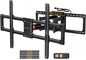Full Motion TV Wall Mount with Power Strip for 60120 Inch TVs Full Motion TV Wall Mount with Power Strip for 60120 Inch TVs