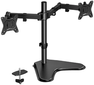 32 inches Dual Monitor Stand up to 17.6lbs per Arm, High-Grade Aluminum Free Standing Dual Monitors Mount for 2 Screens. Fully Adjustable Dual Monitor Stand for Desk with Tilt, Swivel, Rotation 32 inches Dual Monitor Stand up to 17.6lbs per Arm, High-Grade Aluminum Free Standing Dual Monitors Mount for 2 Screens. Fully Adjustable Dual Monitor Stand for Desk with Tilt, Swivel, Rotation