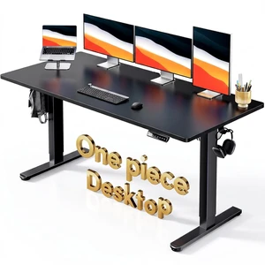 Electric Standing Desk, Whole Piece Desktop, Adjustable Height Computer Desk, 4 Height Memory Settings, Sit Stand Up Desk for Home Office, 60" x 24", Black Electric Standing Desk, Whole Piece Desktop, Adjustable Height Computer Desk, 4 Height Memory Settings, Sit Stand Up Desk for Home Office, 60" x 24", Black