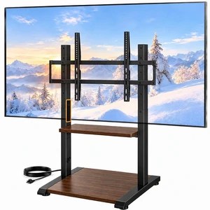 Floor TV Stand with Power Strip for 50110 inch TVs up to 250 lbs Floor TV Stand with Power Strip for 50110 inch TVs up to 250 lbs