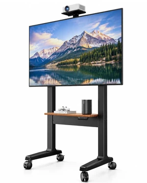 Motorized Mobile TV Cart for 3786 inch TVs up to 154 lbs Motorized Mobile TV Cart for 3786 inch TVs up to 154 lbs