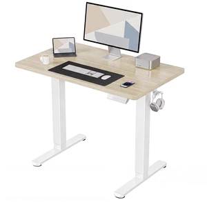 40x24 Inch Electric Standing Desk, Height Adjustable, Natural 40x24 Inch Electric Standing Desk, Height Adjustable, Natural