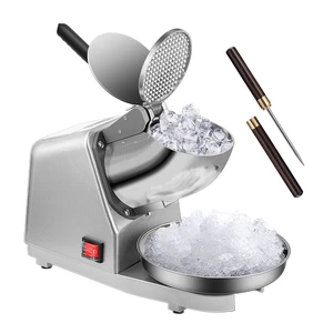 Electric Ice Crusher Shaver Silver 173lbs/hr Electric Ice Crusher Shaver Silver 173lbs/hr
