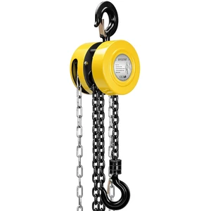 Hand Chain Hoist 1 Ton 2200 Lbs Capacity 10 Feet with 2 Hooks Hand Chain Hoist 1 Ton 2200 Lbs Capacity 10 Feet with 2 Hooks