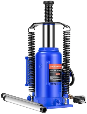 20 Ton Pneumatic Air Hydraulic Bottle Jack with Manual Hand Pump 20 Ton Pneumatic Air Hydraulic Bottle Jack with Manual Hand Pump