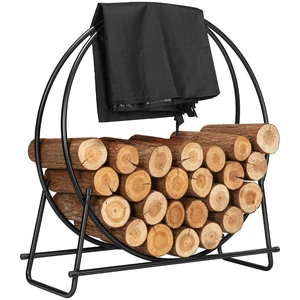 32 Inches Firewood Log Rack Hoop with Cover 32 Inches Firewood Log Rack Hoop with Cover