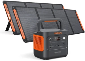 Explorer 2000 v2 and 2x200W Solar Panels, 2042Wh, 2200W AC Output Explorer 2000 v2 and 2x200W Solar Panels, 2042Wh, 2200W AC Output