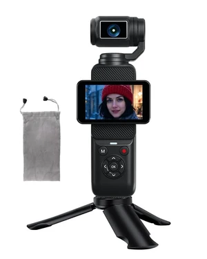 4K Vlogging Camera, 80MP Digital Cameras with 2.2'' Rotatable Touchscreen & 330° Rotating Lens, WiFi YouTube Camera with Face Tracking