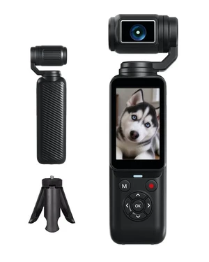 80MP Vlogging Cameras for YouTube, 4K Digital Camera with 330° Rotating Lens & 2.2'' Rotatable Touchscreen, WiFi Face Tracking Camera
