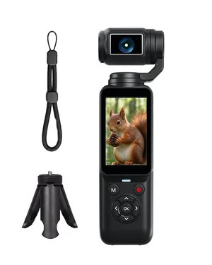 Digital Camera for Photography and Vlogging, 80MP 4K YouTube Camera with 330° Rotating Lens, 2.2" Rotatable Touchscreen, WiFi Face Tracking, Includes 32GB TF Card