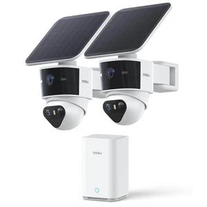 T2 Pro 3K Dual Cam Solar Security Camera, AI Tracking, 2-Cam Kit T2 Pro 3K Dual Cam Solar Security Camera, AI Tracking, 2-Cam Kit