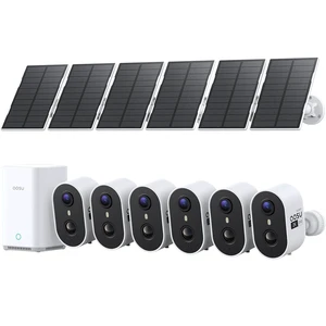 2K Solar Security Cameras Wireless Outdoor System, 6-Cam-Kit 2K Solar Security Cameras Wireless Outdoor System, 6-Cam-Kit