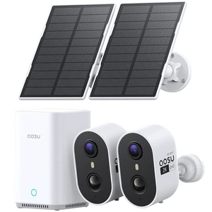 2K Solar Security Cameras Wireless Outdoor System, 2-Cam-Kit 2K Solar Security Cameras Wireless Outdoor System, 2-Cam-Kit