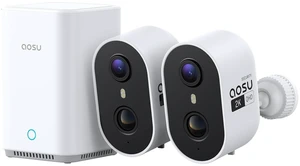2K Battery Security Cameras Wireless Outdoor System, 2-Cam-Kit
