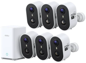 2K Battery Security Cameras Wireless Outdoor System, 6-Cam-Kit 2K Battery Security Cameras Wireless Outdoor System, 6-Cam-Kit