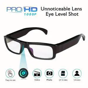 HD 1080P Glasses Camera Video Driving Record Cycling Video Smart Glasses With Eyewear Camcorder For Outdoor Mini Camera HD 1080P Glasses Camera Video Driving Record Cycling Video Smart Glasses With Eyewear Camcorder For Outdoor Mini Camera