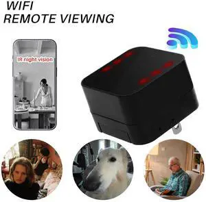 WiFi mini Wall-Mounted Camera, 1080P HD, Supports Remote Monitoring and Motion Detection, Multi-Functional Home Security Camera