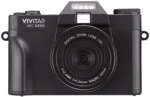 4K Digital Camera, 8x Digital Zoom, 3" LED Display, Bonus Macro Lens, Included SD Card