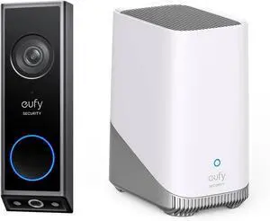 eufy Security Video Doorbell Camera E340 Night Vision HomeBase S380 (HomeBase 3)