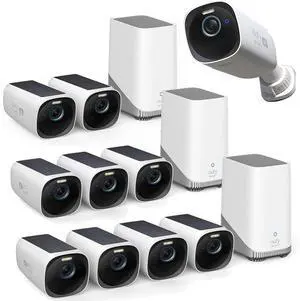eufy eufyCam 3 Wireless Security Camera System Solar Battery 4K Spotlight Camera