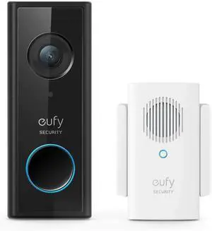 eufy Wireless Video Doorbell 1080P Security Camera Smart Intercom w/ Wi-Fi Chime