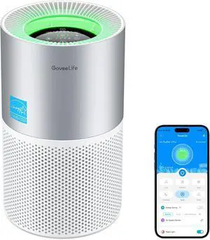 GoveeLife Air Purifiers for Home, Smart Air Purifier for Large Rooms with App & Alexa Control, Covers up to 1162ft², Air Quality Monitor, PM2.5 Sensor Air Purifier for Pet Hair, Pollen, Dust, Smoke GoveeLife Air Purifiers for Home, Smart Air Purifier for Large Rooms with App & Alexa Control, Covers up to 1162ft², Air Quality Monitor, PM2.5 Sensor Air Purifier for Pet Hair, Pollen, Dust, Smoke