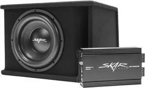 Skar Audio Single 12" Complete 1,200 Watt SDR Series Subwoofer Bass Package - Includes Loaded Enclosure with Amplifier Skar Audio Single 12" Complete 1,200 Watt SDR Series Subwoofer Bass Package - Includes Loaded Enclosure with Amplifier