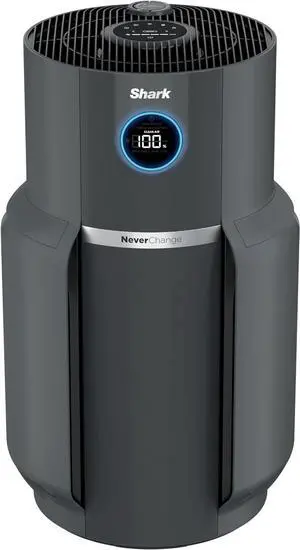 Shark Air Purifier for Home, NeverChange Max, 1,300 sq. ft. for Large Room, Kitchen, Home Office, HEPA-Exceeding Filter, Captures Pollutants, Pet Dander, Dust, Odor, Smoke, and More, HP301, Grey Shark Air Purifier for Home, NeverChange Max, 1,300 sq. ft. for Large Room, Kitchen, Home Office, HEPA-Exceeding Filter, Captures Pollutants, Pet Dander, Dust, Odor, Smoke, and More, HP301, Grey