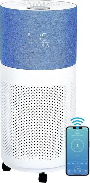 CleanForce Air Purifiers for Home Large Room Up to 2550 ft², H13 HEPA Air Cleaner Works with Alexa for Dust, Allergens, Pollen, Pet Hair Dander, Odors, CERTIFIED asthma & allergy friendly, Rainbow CleanForce Air Purifiers for Home Large Room Up to 2550 ft², H13 HEPA Air Cleaner Works with Alexa for Dust, Allergens, Pollen, Pet Hair Dander, Odors, CERTIFIED asthma & allergy friendly, Rainbow