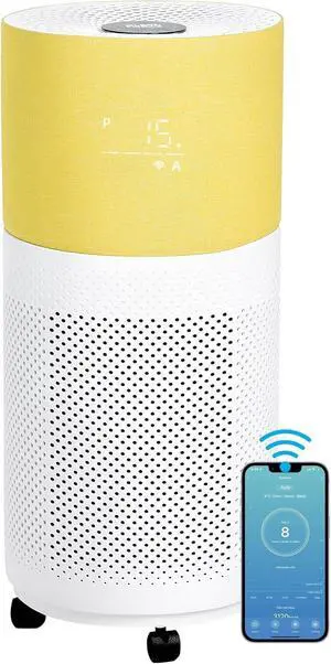 CleanForce Rainbow H13 True HEPA Air Purifier for Home Large Room, Bedroom, up to 2550sqft, Smart App-Control air Quality Monitor, Filters dust Pollen Smoke Odor VOCs CleanForce Rainbow H13 True HEPA Air Purifier for Home Large Room, Bedroom, up to 2550sqft, Smart App-Control air Quality Monitor, Filters dust Pollen Smoke Odor VOCs