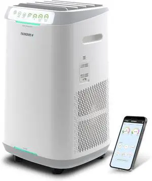 Nuwave Forever Air Purifier for Home Large Room Up to 2,002 Ft², Dual Sensors, 7 Easy to Clean & Washable Filters, Smart WiFi, Removes Smoke, Dust & Pollen Down to 0.1 Microns Nuwave Forever Air Purifier for Home Large Room Up to 2,002 Ft², Dual Sensors, 7 Easy to Clean & Washable Filters, Smart WiFi, Removes Smoke, Dust & Pollen Down to 0.1 Microns