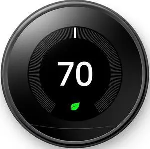 Google Nest Learning Thermostat - 3rd Gen - Programmable Smart Thermostat for Home - Compatible with Alexa (Mirror Black) Google Nest Learning Thermostat - 3rd Gen - Programmable Smart Thermostat for Home - Compatible with Alexa (Mirror Black)