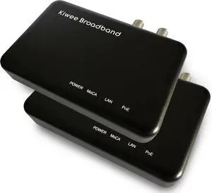 MoCA 2.5 Adapter Kit with 2.5G Ethernet Port and PoE+ 30W for Ethernet Over Coax Ideal for Wi-Fi 6E/7 Access Points, IP Cameras, and More Model KB-M3-03 MoCA 2.5 Adapter Kit with 2.5G Ethernet Port and PoE+ 30W for Ethernet Over Coax Ideal for Wi-Fi 6E/7 Access Points, IP Cameras, and More Model KB-M3-03