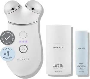 NuFACE Trinity+ Microcurrent Facial Device + Effective Lip & Eye Attachment - FDA Cleared Skin Tightening & Face Toning Device for Targeted Treatment + Microcurrent Gel Activator, Silk Crème & Brush NuFACE Trinity+ Microcurrent Facial Device + Effective Lip & Eye Attachment - FDA Cleared Skin Tightening & Face Toning Device for Targeted Treatment + Microcurrent Gel Activator, Silk Crème & Brush