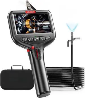 360° Rotatable Flexible Eorescopes Camera with Light 0.24-inch Ultra-Thin Snake Borescope, 4.3-inch Display Inspection Camera, Snake Cameras for Automotive Inspection and Machinery Maintenance 3.3ft 360° Rotatable Flexible Eorescopes Camera with Light 0.24-inch Ultra-Thin Snake Borescope, 4.3-inch Display Inspection Camera, Snake Cameras for Automotive Inspection and Machinery Maintenance 3.3ft