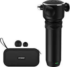 HYAKO R1 Deep Tissue Vibrating Muscle Massager - Therapy Back Massager for All Body Relief - Muscle Pain Relief and Fascial Binding - Trigger Point Therapy Massage Gun - Gifts for him HYAKO R1 Deep Tissue Vibrating Muscle Massager - Therapy Back Massager for All Body Relief - Muscle Pain Relief and Fascial Binding - Trigger Point Therapy Massage Gun - Gifts for him
