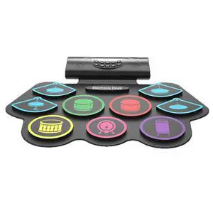 MD862MC Rollable Electronic Drum for Children - Entry-Level Portable Bluetooth Cross-border Musical Instrument Percussion Pad MD862MC Rollable Electronic Drum for Children - Entry-Level Portable Bluetooth Cross-border Musical Instrument Percussion Pad