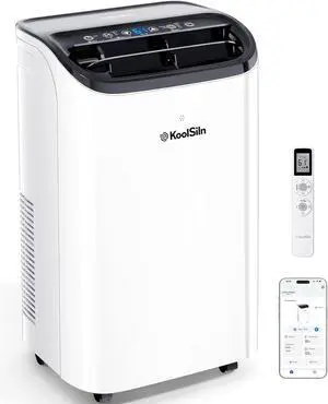 16,000 BTU Inverter Portable Air Conditioner, Cools Up to 800 Sq.Ft, Auto-Evaporation, Low Noise AC Unit with APP & Remote Control for Large Room, Office, Garage, White 16,000 BTU Inverter Portable Air Conditioner, Cools Up to 800 Sq.Ft, Auto-Evaporation, Low Noise AC Unit with APP & Remote Control for Large Room, Office, Garage, White