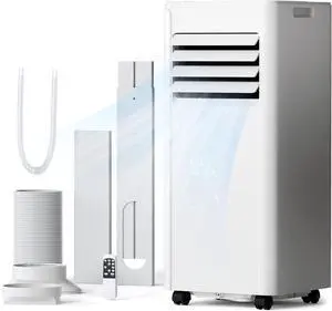 10,000 BTU Portable Air Conditioner, 4-in-1 AC Unit Cools 450 Sq.Ft, Quiet Air Conditioner with Dehumidifier & Fan, LED Display, Remote, 24H Timer, Window Kit for Bedroom Office Dorm 10,000 BTU Portable Air Conditioner, 4-in-1 AC Unit Cools 450 Sq.Ft, Quiet Air Conditioner with Dehumidifier & Fan, LED Display, Remote, 24H Timer, Window Kit for Bedroom Office Dorm
