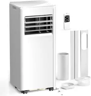 10000 BTU Portable Air Conditioner for 450 Sq.Ft, 3-in-1 AC Unit with Remote & LED Display, Quiet Cooling, Fan, Dehumidifier, Window Kit for Bedroom Home Office Dorm 10000 BTU Portable Air Conditioner for 450 Sq.Ft, 3-in-1 AC Unit with Remote & LED Display, Quiet Cooling, Fan, Dehumidifier, Window Kit for Bedroom Home Office Dorm