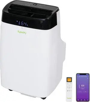 Hykolity WiFi Enabled Portable Air Conditioners 10,000 BTU, Cools Rooms Up To 450 Sq.Ft, 45dB Dual Motor 5 in 1 Quiet Smart AC Unit with Cool, Fan, Dehumidifier, 24H Timer & Sleep Mode Hykolity WiFi Enabled Portable Air Conditioners 10,000 BTU, Cools Rooms Up To 450 Sq.Ft, 45dB Dual Motor 5 in 1 Quiet Smart AC Unit with Cool, Fan, Dehumidifier, 24H Timer & Sleep Mode