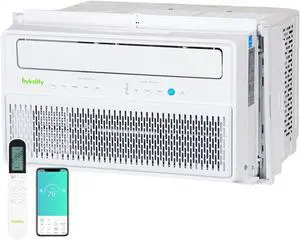 Hykolity 10,000 BTU Smart Inverter Window Air Conditioner WiFi Enabled, Ultra Quiet & Energy Efficient AC Unit, Cools 450 Sq.Ft, with Remote, Cool/Fan/Dry/Auto/Sleep Modes & 24H Timer Hykolity 10,000 BTU Smart Inverter Window Air Conditioner WiFi Enabled, Ultra Quiet & Energy Efficient AC Unit, Cools 450 Sq.Ft, with Remote, Cool/Fan/Dry/Auto/Sleep Modes & 24H Timer