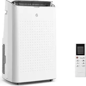 Garvee 14000 BTU Portable Air Conditioner for Rooms up to 750 Sq. Ft, 3-in-1 AC Unit with Cooling, Dehumidifier & Fan, 3 Fan Speeds, 24H Timer, Energy-Saving, Auto Swing, Remote & Window Kit, White Garvee 14000 BTU Portable Air Conditioner for Rooms up to 750 Sq. Ft, 3-in-1 AC Unit with Cooling, Dehumidifier & Fan, 3 Fan Speeds, 24H Timer, Energy-Saving, Auto Swing, Remote & Window Kit, White