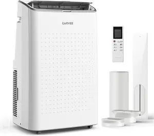 Garvee 15000 BTU Portable AC 3-in-1 Cooling, Dehumidifying & Fan for Rooms Up to 850 Sq. Ft | Ultra-Quiet Sleep Mode | Energy-Saving 24-Hr Timer | Includes Remote & Full Window Kit, 115V Garvee 15000 BTU Portable AC 3-in-1 Cooling, Dehumidifying & Fan for Rooms Up to 850 Sq. Ft | Ultra-Quiet Sleep Mode | Energy-Saving 24-Hr Timer | Includes Remote & Full Window Kit, 115V