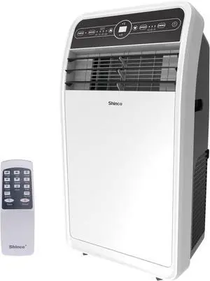 Shinco 10,000 BTU Portable Air Conditioner with Heater up to 400 Sq. Ft, Ac Heater Combo Window Unit, Portable AC Unit with Dehumidifier & Fan, Cools & Heats,Remote Control and Window Kit Shinco 10,000 BTU Portable Air Conditioner with Heater up to 400 Sq. Ft, Ac Heater Combo Window Unit, Portable AC Unit with Dehumidifier & Fan, Cools & Heats,Remote Control and Window Kit