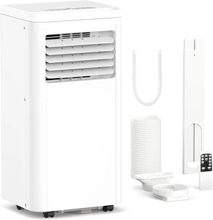 Electactic 8050 BTU Portable Air Conditioner for Rooms up to 450 Sq.Ft, 4 Modes Portable AC Unit with Cool, Dry, Fan and Sleep Modes, Remote and LED Display, Installation Kits for Home, Apartment Electactic 8050 BTU Portable Air Conditioner for Rooms up to 450 Sq.Ft, 4 Modes Portable AC Unit with Cool, Dry, Fan and Sleep Modes, Remote and LED Display, Installation Kits for Home, Apartment