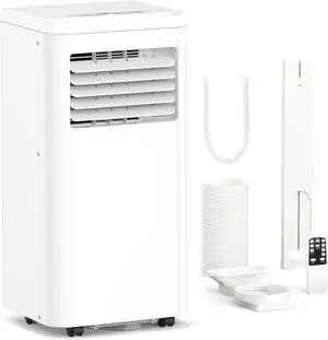 Electactic 10000 BTU Portable Air Conditioner for Rooms up to 550 Sq.Ft, 4 Modes Portable AC Unit with Cool, Dry, Fan and Sleep Modes, Remote and LED Display, Installation Kits for Home, Apartment Electactic 10000 BTU Portable Air Conditioner for Rooms up to 550 Sq.Ft, 4 Modes Portable AC Unit with Cool, Dry, Fan and Sleep Modes, Remote and LED Display, Installation Kits for Home, Apartment